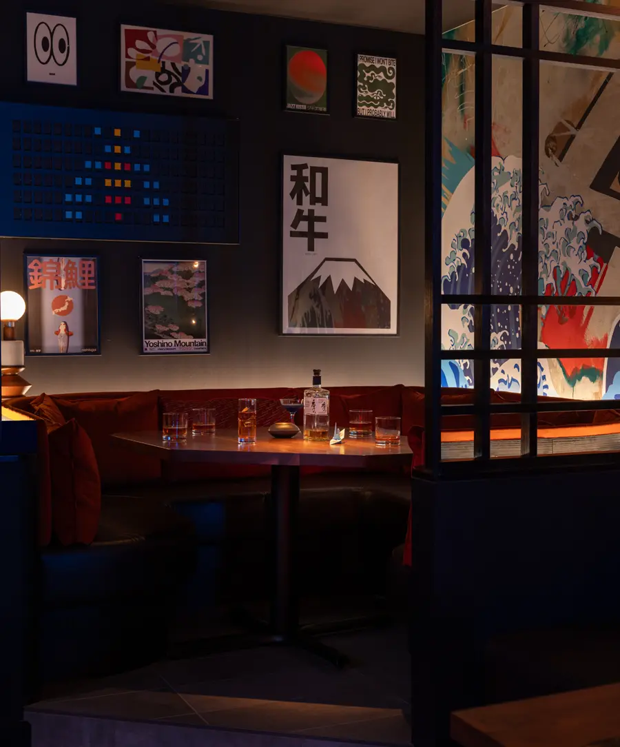 Interior seating area at The Naisho Room